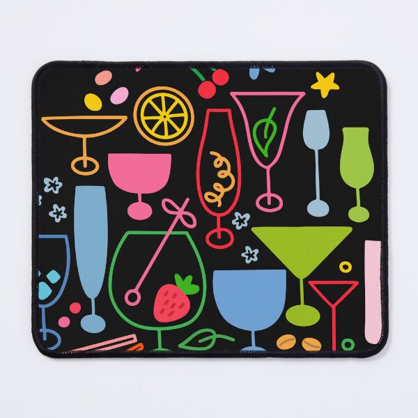 Item preview, Cocktail set, colourful, outline designed and sold by AusraB.