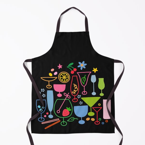 Item preview, Cocktail set, colourful, outline designed and sold by AusraB.