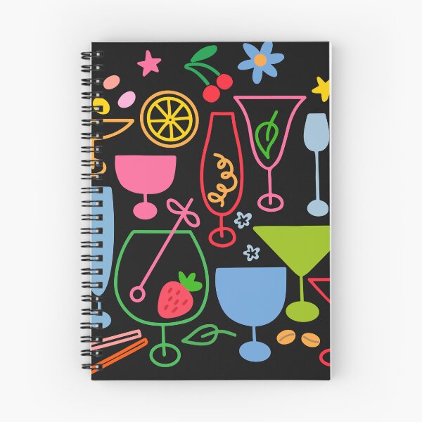 Item preview, Cocktail set, colourful, outline designed and sold by AusraB.