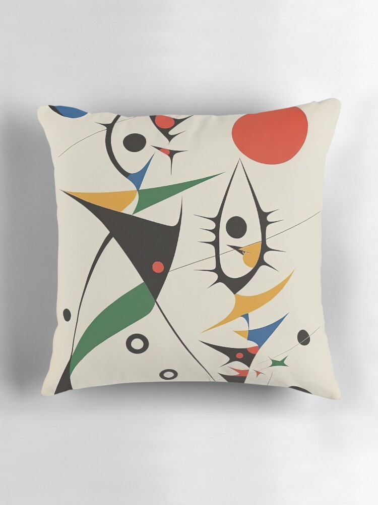 Thumbnail 3 of 4, Pillow, Joan Miro designed and sold by VanKlin.