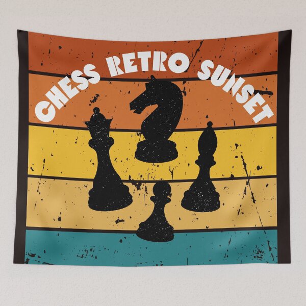 Item preview, Chess Retro Sunset designed and sold by TheCatmeow2000.