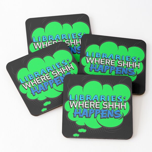Item preview, Libraries Where Shh Happens designed and sold by BestCoolStuff.