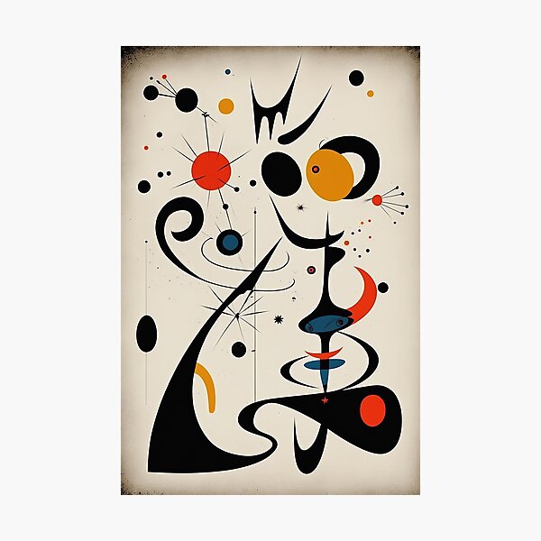 Vista previa del artículo con la obra «Joan Miró», diseñado y vendido por VanKlin.