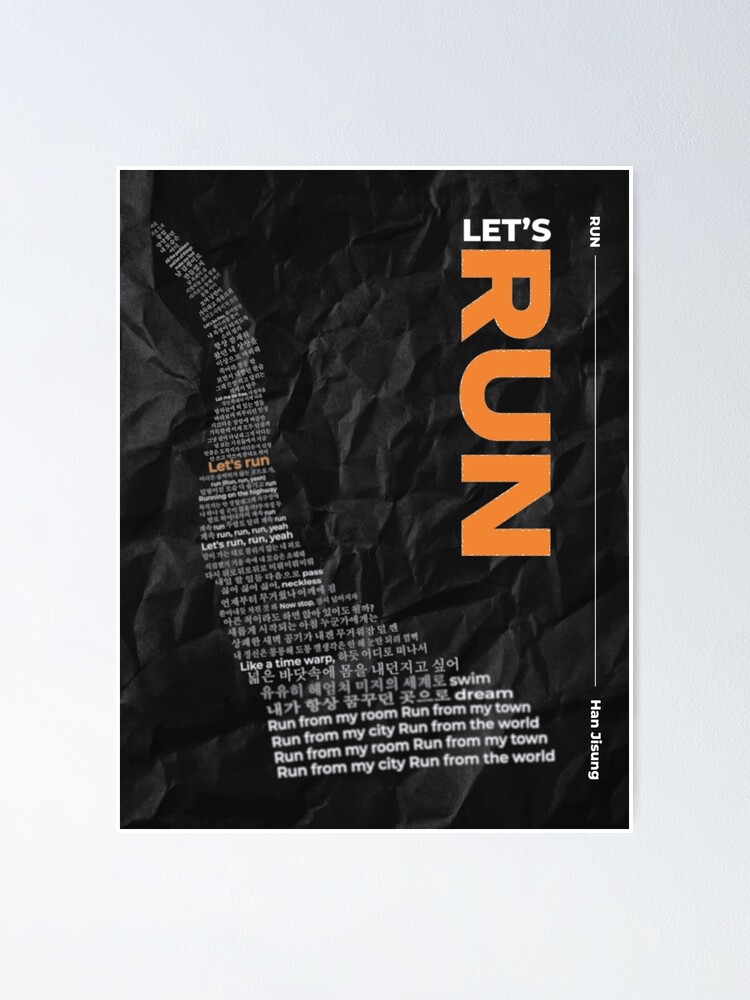 Stray Kids Han Jisung Run Poster for Sale by dianaxp