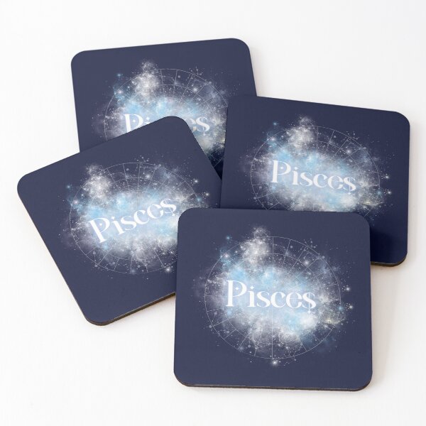Item preview, Pisces (blue) - zodiac sign astrology aesthetic designed and sold by GLOW-GETTER.