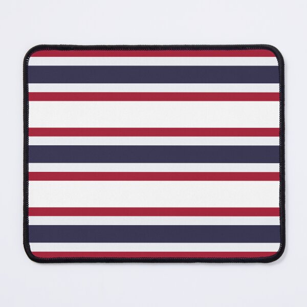 Item preview, Horizontal Red White Blue Mod Racing Stripes fashion design designed and sold by ModSupporters.