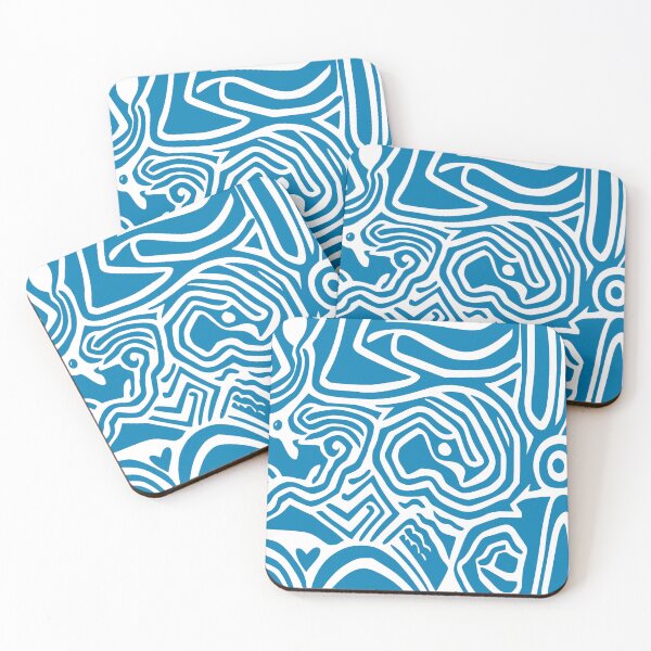Artikelvorschau, Aufstand. Vektor, abstraktes Design in Cyan. entworfen und verkauft von I-Desire.