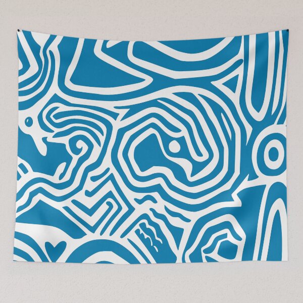 Item preview, Riot. Vector, Abstract design In Cyan. designed and sold by I-Desire.