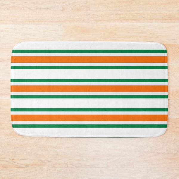 Item preview, Irish Horizontal Green White Orange Mod Racing Stripes fashion design designed and sold by ModSupporters.