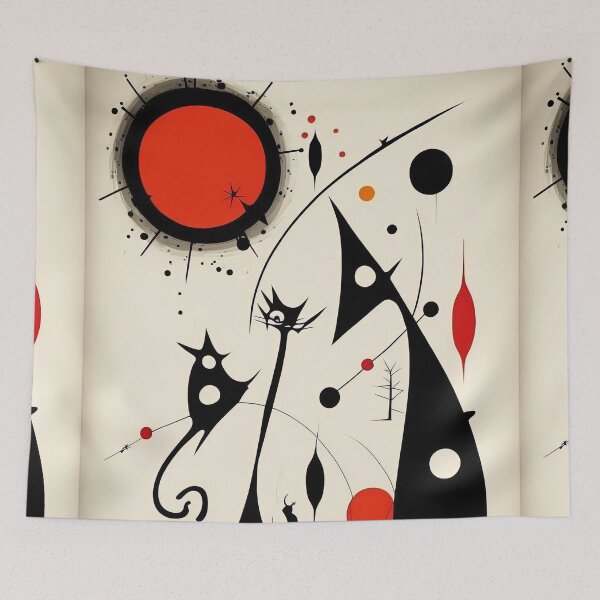 Item preview, Joan Miro, Abstract Surrealism, Spanish Painter designed and sold by VanKlin.