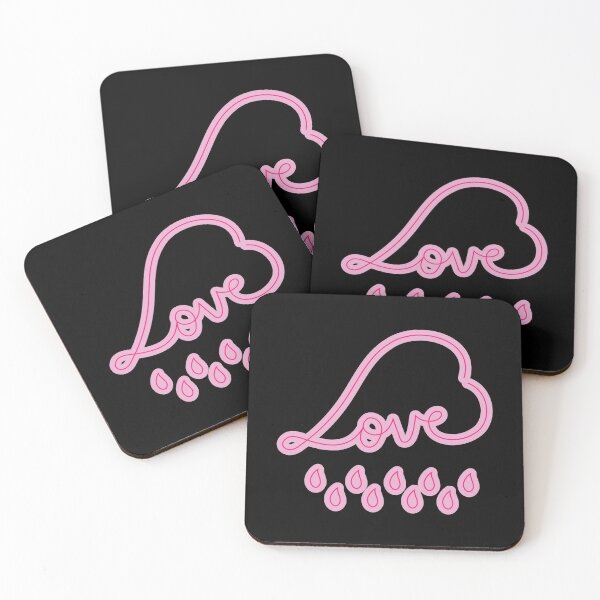 Item preview, Love Sucks Rain Cloud Pink designed and sold by fatherbruhl.