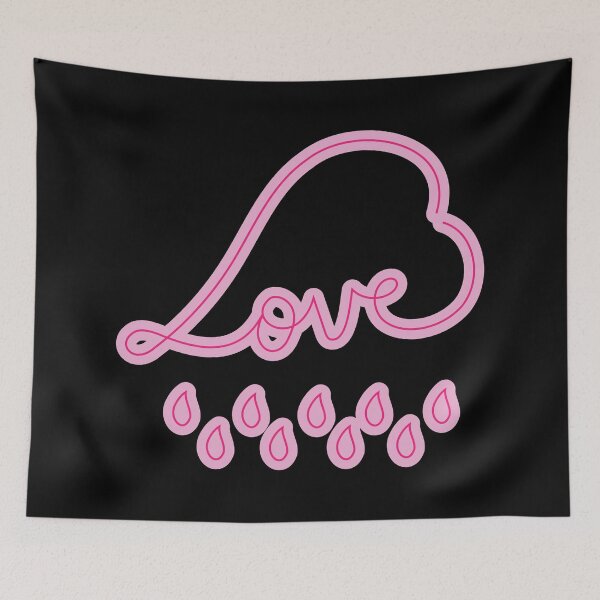 Item preview, Love Sucks Rain Cloud Pink designed and sold by fatherbruhl.