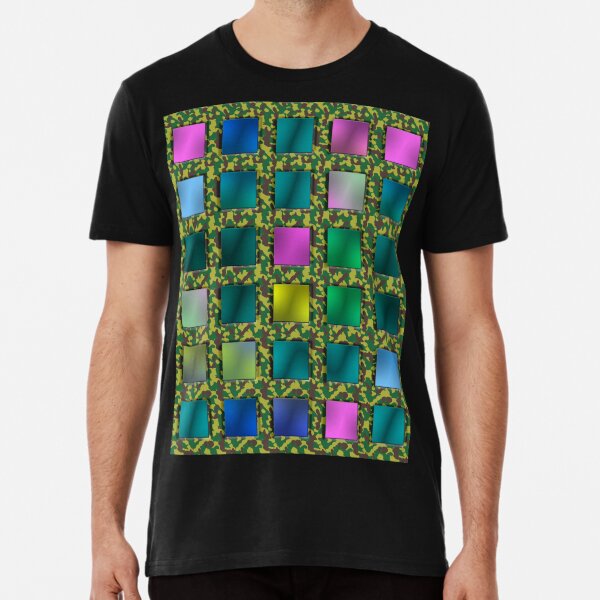 karo luxury colorful camouflage Premium T-Shirt