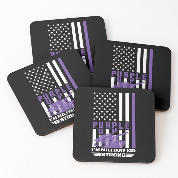 Item preview,  Purple Up For Military Children/ I'm Military Kid Strong  designed and sold by Affyboss6.