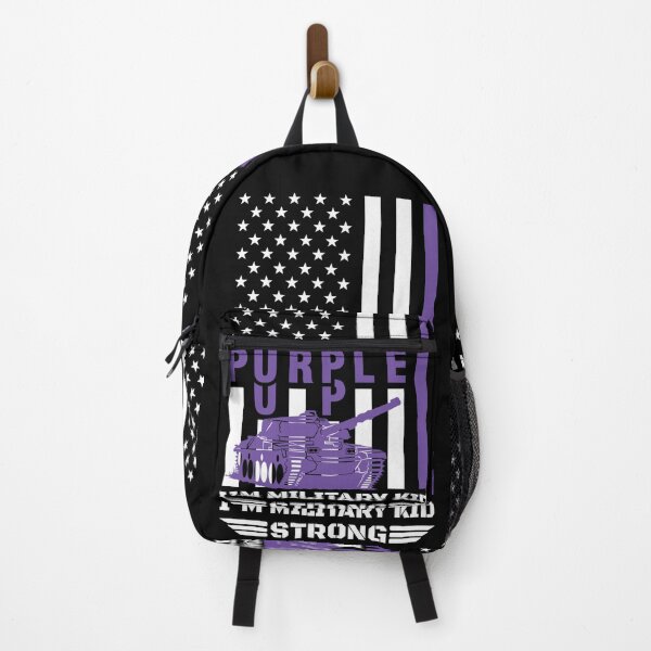 Item preview, Purple Up For Military Children/ I'm Military Kid Strong designed and sold by Affyboss6.