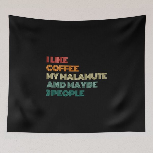 Item preview, Malamute Coffee designed and sold by HuskyHuddle.
