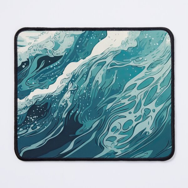 Item preview, Blue Ocean Waves  designed and sold by chinnyuee.