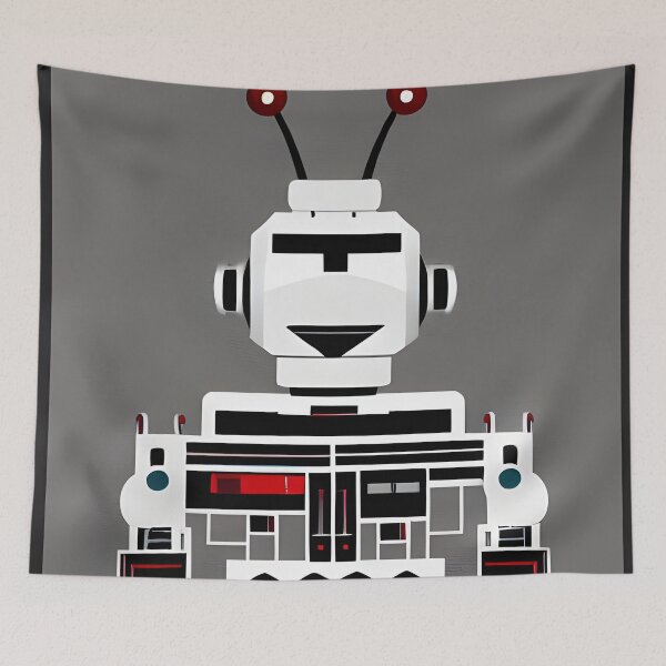 Item preview, Robot in the style of famous art. designed and sold by CRAFTER-MEDIA.