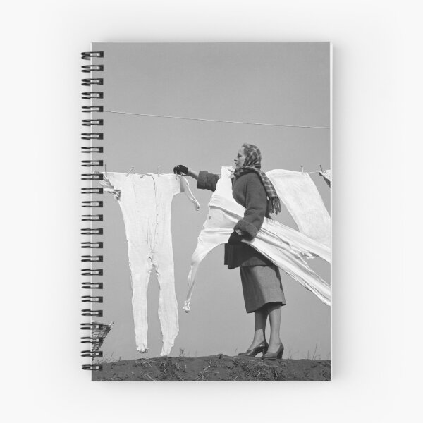 Item preview, Don't be such a stiff,  Woman with frozen laundry. designed and sold by ScienceSource.