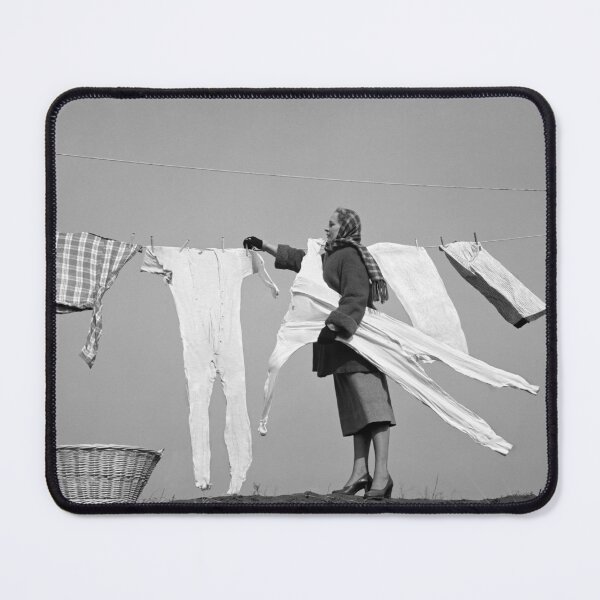 Item preview, Don't be such a stiff,  Woman with frozen laundry. designed and sold by ScienceSource.
