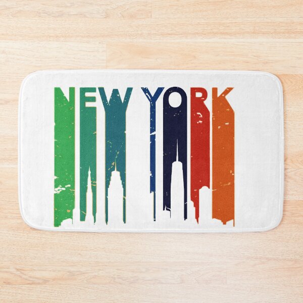Item preview, New York City Cityscape Vintage Style Calligraphic Design designed and sold by deepakrode7.