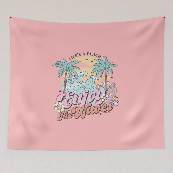 Item preview, Life's A Beach Enjoy The Waves (Happy Holidays) designed and sold by Hope London.