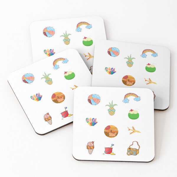 Item preview, Welcome Summer 2023, summer time, beach day, cute stickers (sticker pack) designed and sold by haRexia.