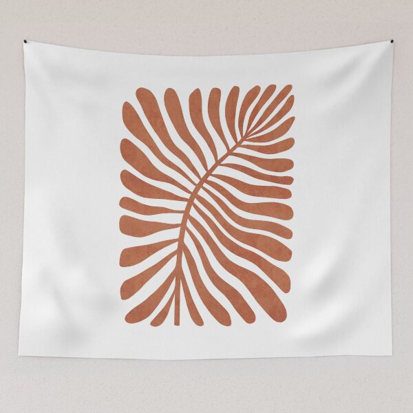 Item preview, Terracotta abstract leaf designed and sold by Miss-Belle.