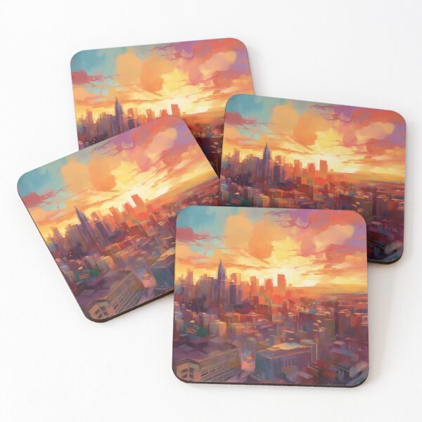 Item preview, Glowing Metropolis designed and sold by OdysseyArtworks.