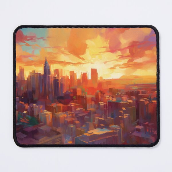 Item preview, Glowing Metropolis designed and sold by OdysseyArtworks.