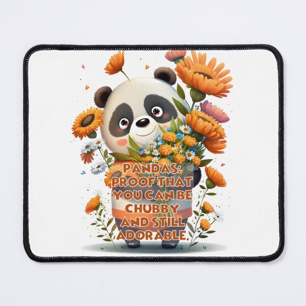 Item preview, Chubby Panda Sticker designed and sold by Lori Winslow Designs.
