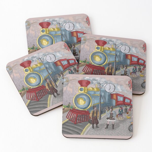Item preview, Steampunk scene  designed and sold by Julia's Print Studio .