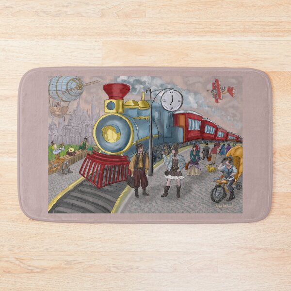 Item preview, Steampunk scene  designed and sold by Julia's Print Studio .