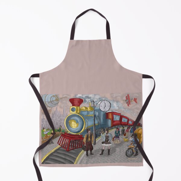 Item preview, Steampunk scene designed and sold by Julia's Print Studio .