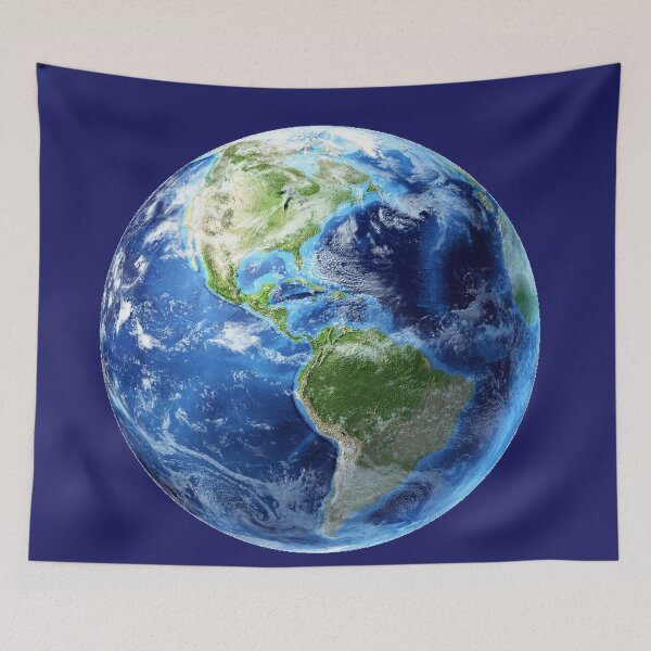 Item preview, planet earth natural colors view from space designed and sold by JaroDesign2023.