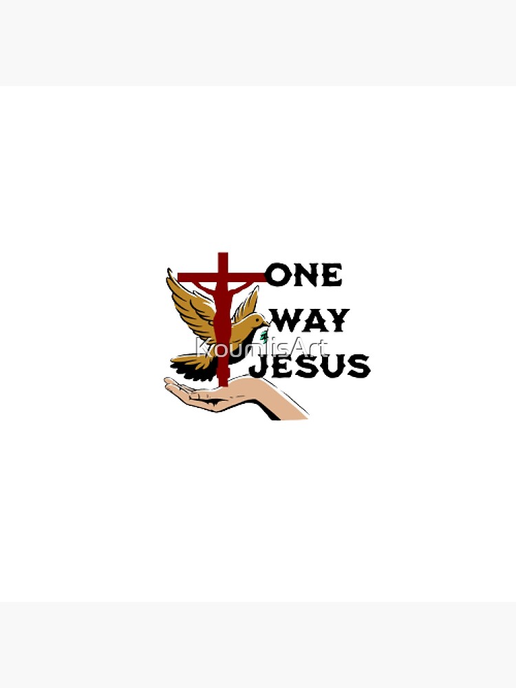 Discover One Way Jesus Premium Matte Vertical Poster