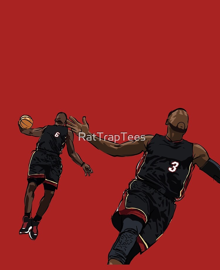 LeBron James Dwyane Wade Iconic Dunk iPad Case & Skin for Sale by NBA Store  Decor