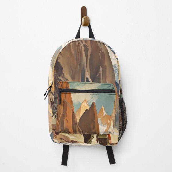 Item preview, Patagonia's Majestic Terrain: Two Hikers on a Journey designed and sold by Heritage Print Co.