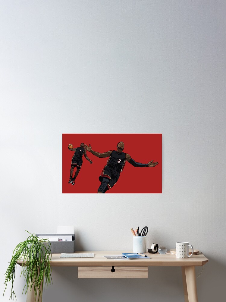 Lebron james dwyane on sale wade alley oop poster