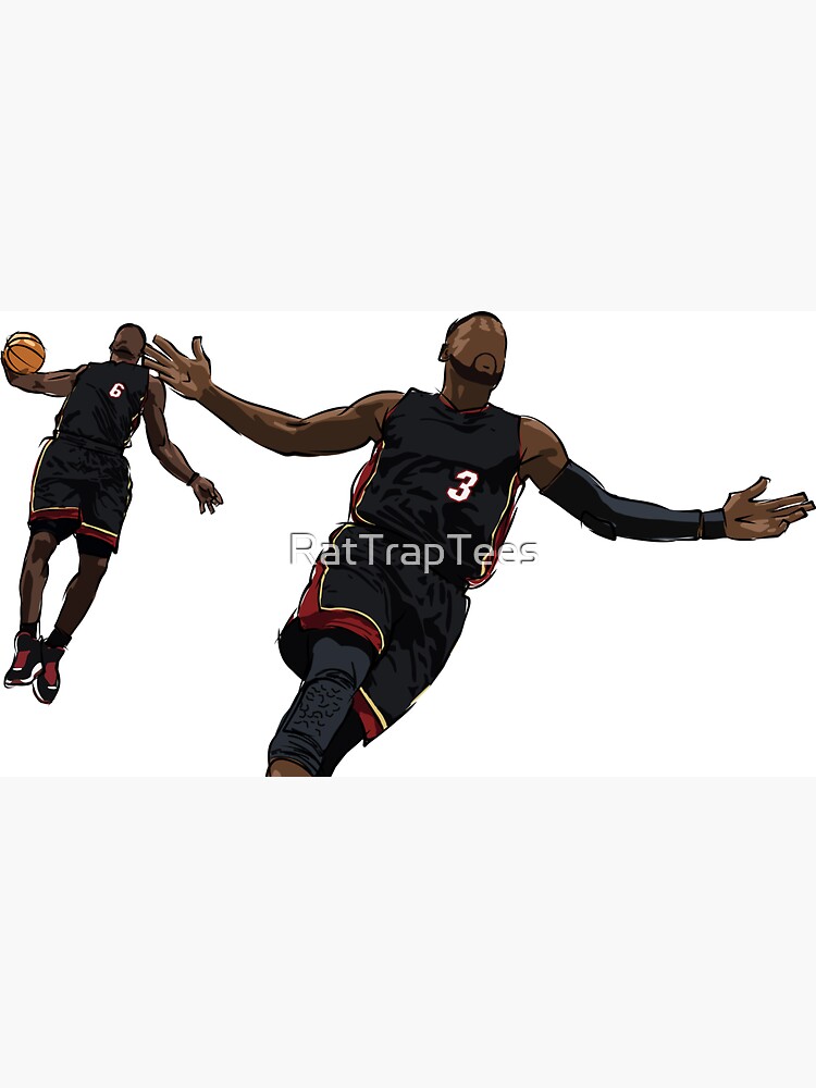 Dwyane Wade Lob To LeBron James Graphic T-Shirt Dress for Sale by  RatTrapTees