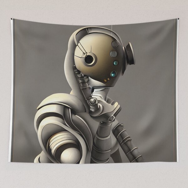 Item preview, Robot in the style of famous art. designed and sold by CRAFTER-MEDIA.
