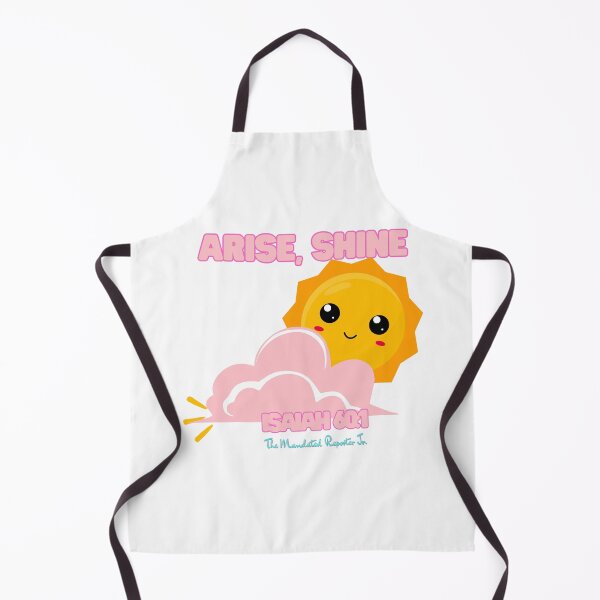 Item preview, Isaiah 60:1 (Kawaii) - White with Cotton Candy Pink Writing designed and sold by TheReporter1.