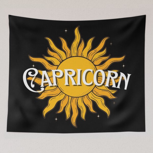 Item preview, Celestial Sun in Capricorn design. designed and sold by CreativeStrand.