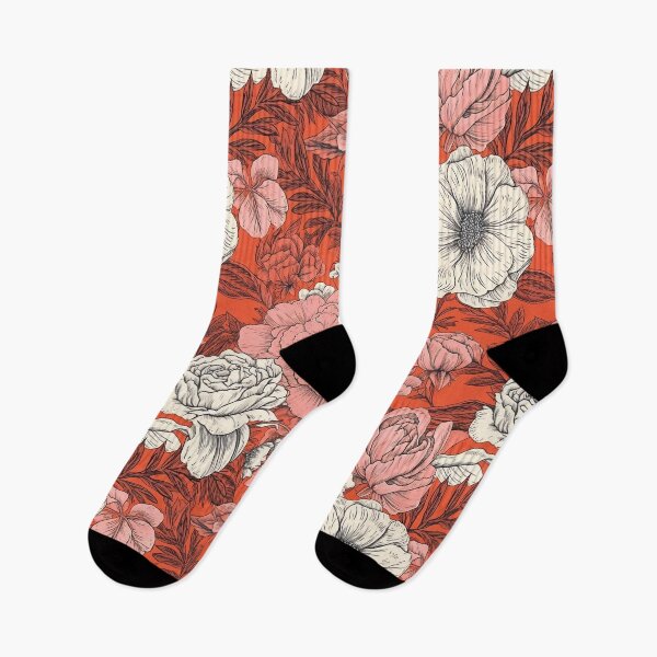 Artikelvorschau, Rote, rosa und weiße Blumen entworfen und verkauft von Splargo Digital Prints.