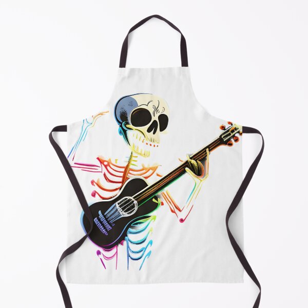 Item preview, music,skeleton,T-Shirt,black,guitar designed and sold by Siam-1306.