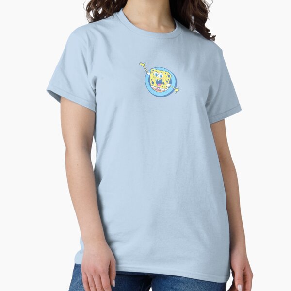 Item preview, SpongeBob SquarePants Waving Circle Crest designed and sold by FifthSun.