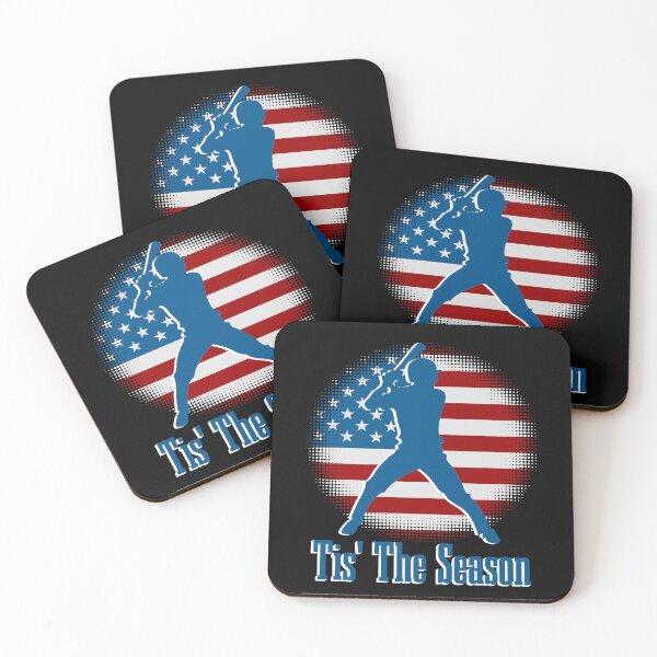 Item preview, Baseball Game Tis The Season Baseball Player USA Flag designed and sold by CharJens.
