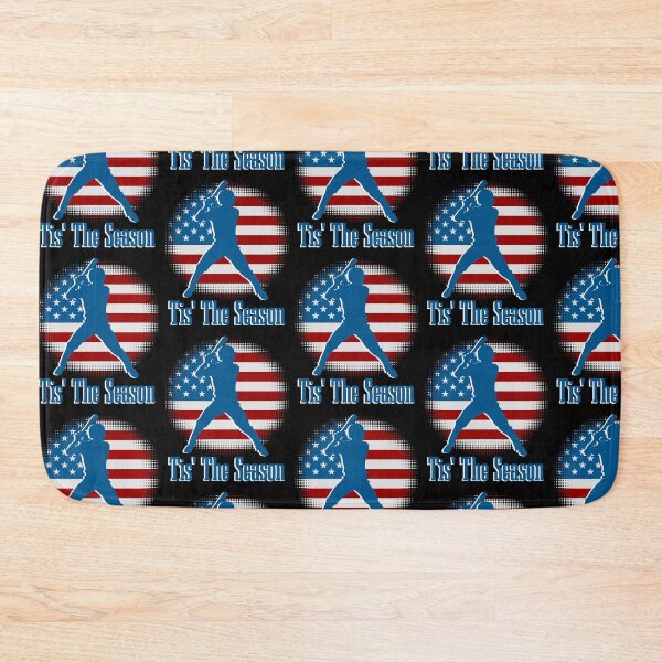 Item preview, Baseball Game Tis The Season Baseball Player USA Flag designed and sold by CharJens.