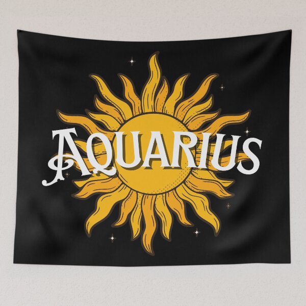 Item preview, Celestial Sun in Aquarius design. designed and sold by CreativeStrand.