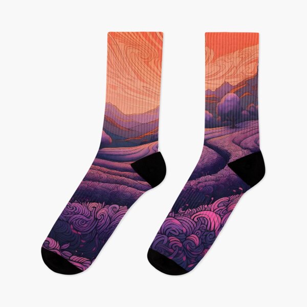 Item preview, Labyrinthine purple fields designed and sold by SingularityGeek.